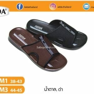 รองเท้าแตะ ADDA รองเท้าผู้ชาย รุ่น 7J05-M1 ดำ ตาล