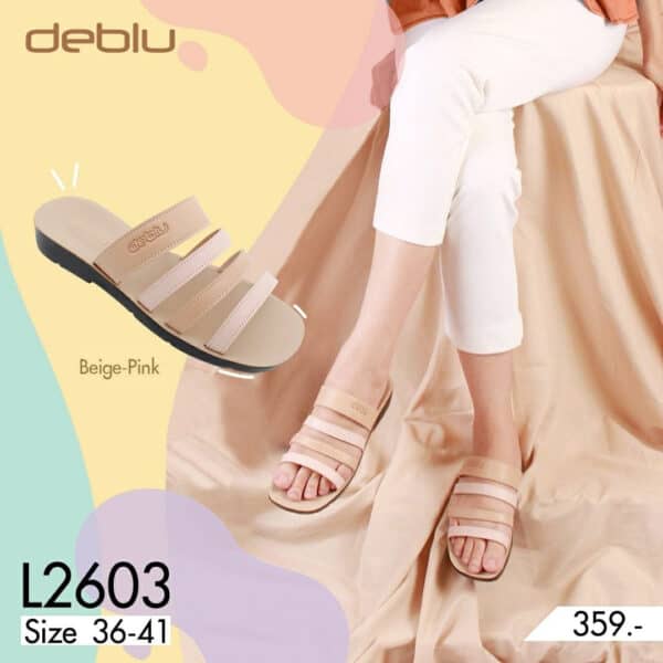 รองเท้าแตะสวมหญิง deblu เดอบลู L2603 - Image 5