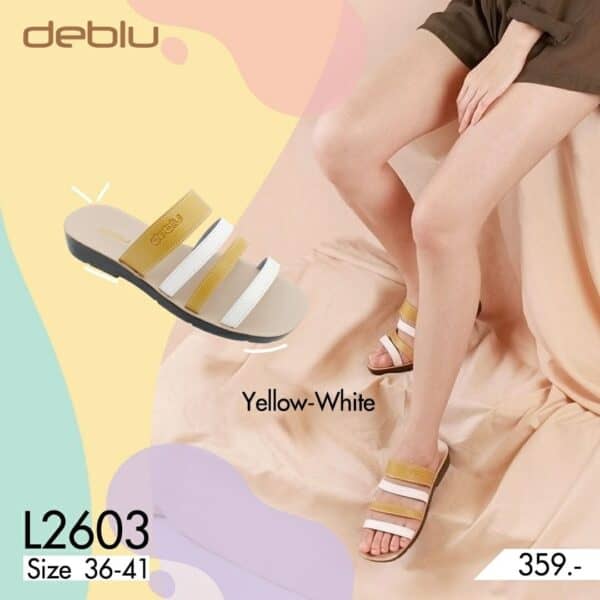 รองเท้าแตะสวมหญิง deblu เดอบลู L2603 - Image 3