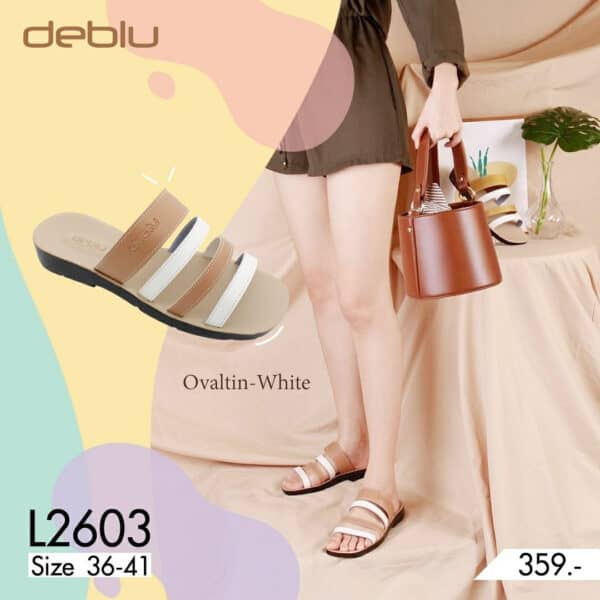 รองเท้าแตะสวมหญิง deblu เดอบลู L2603 - Image 6