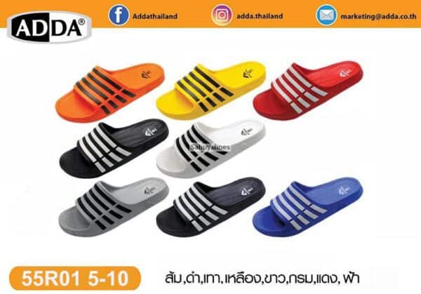 ADDA รองเท้าแตะ รองเท้าลำลอง แบบสวม รุ่น 55R01 