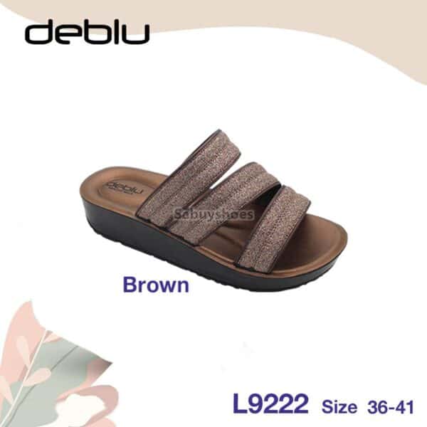 รองเท้าสวมหญิงพื้นนิ่ม deblu เดอบลู L9222 - Image 3