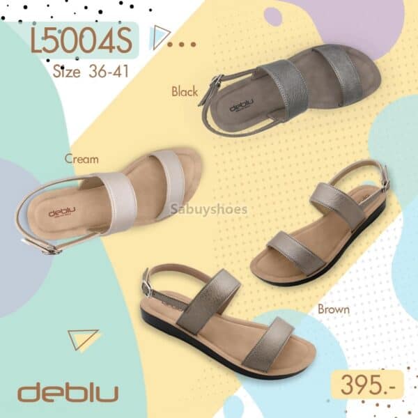 รองเท้าแตะหญิงรัดส้น DEBLU รุ่น L5004S