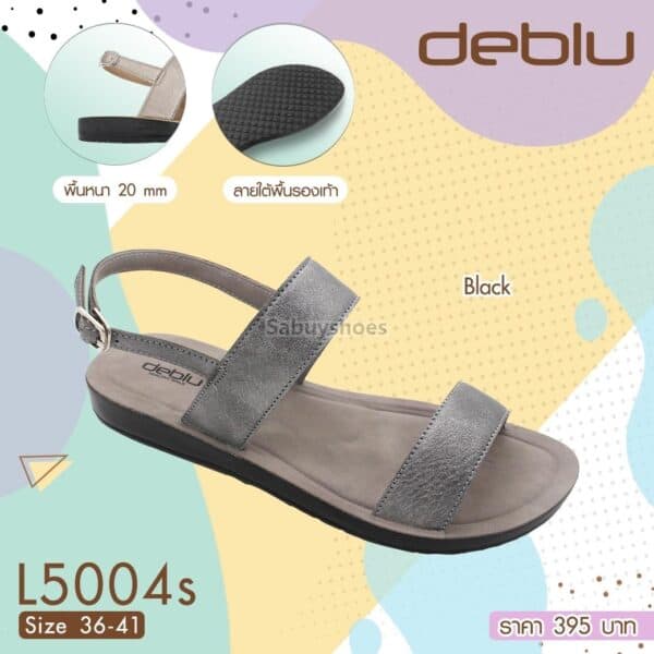 รองเท้าแตะหญิงรัดส้น DEBLU รุ่น L5004S - Image 2