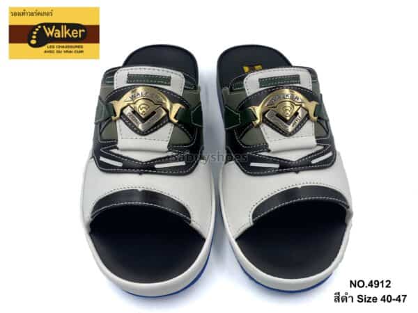 รองเท้า วอคเกอร์ M4912 สีดำ แดง  Walker ของแท้ 100% - Image 4