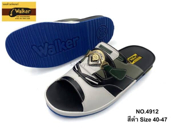 รองเท้า วอคเกอร์ M4912 สีดำ แดง  Walker ของแท้ 100% - Image 3