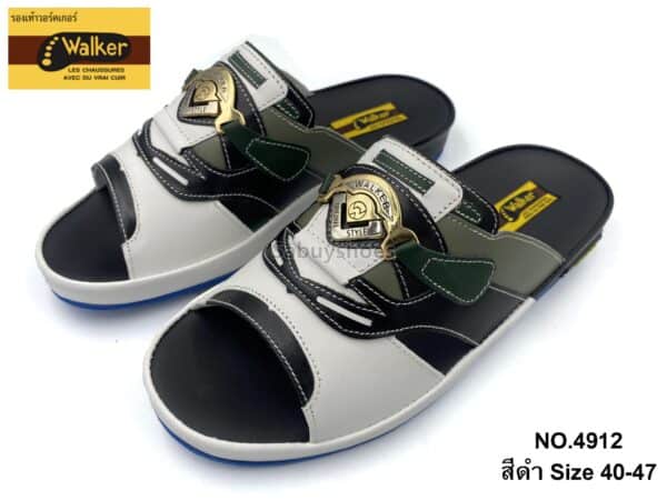 รองเท้า วอคเกอร์ M4912 สีดำ แดง  Walker ของแท้ 100% - Image 2