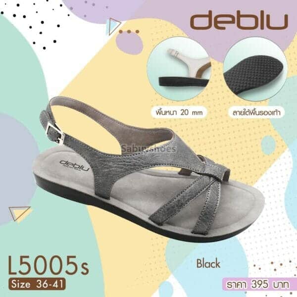 รองเท้าแตะหญิงรัดส้น DEBLU รุ่น L5005S - Image 2