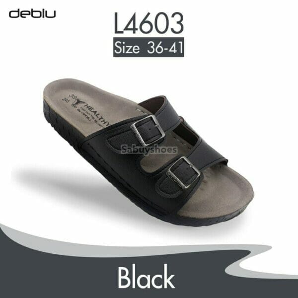 รองเท้าแตะสวมสองตอนเข็มขัด เดอบลู deblu รุ่น L4603 - Image 7