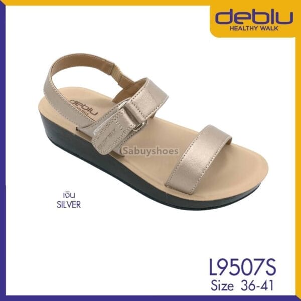 รองเท้าแตะหญิงรัดส้น DEBLU รุ่น L9507S รุ่น "Krish คริส " นุ่มสบาย มีความเบาและทนทาน - Image 13