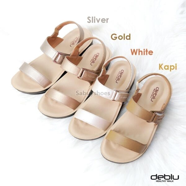 รองเท้าแตะหญิงรัดส้น DEBLU รุ่น L9507S รุ่น "Krish คริส " นุ่มสบาย มีความเบาและทนทาน - Image 4