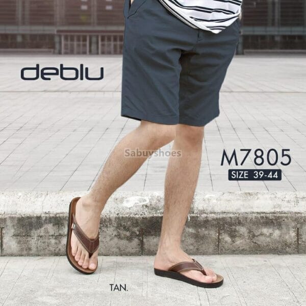 รองเท้าแตะแบบหนีบเพื่อสุขภาพ deblu รุ่น M7805 - Image 3