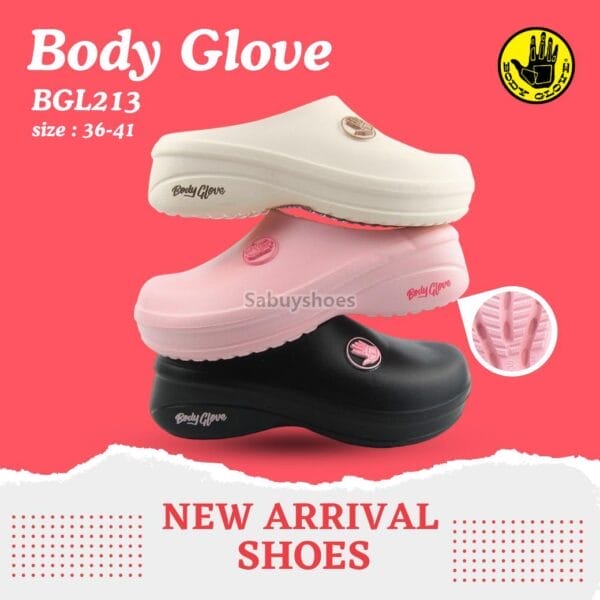 รองเท้าหัวโตบอดี้โกลฟ Body Glove รุ่น BGL213 พื้นหนา 3.5 เซน กันน้ำ นุ่ม - Image 3