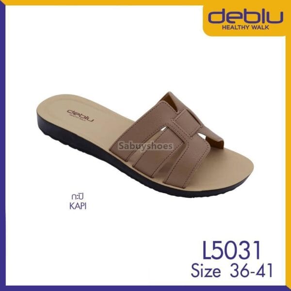 รองเท้าแตะเดอบลู Deblu แบบสวม รุ่น L5031 พื้นนุ่ม เบา ใส่สบาย - Image 9