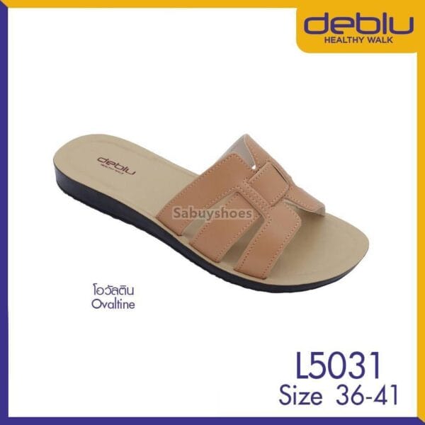 รองเท้าแตะเดอบลู Deblu แบบสวม รุ่น L5031 พื้นนุ่ม เบา ใส่สบาย - Image 6