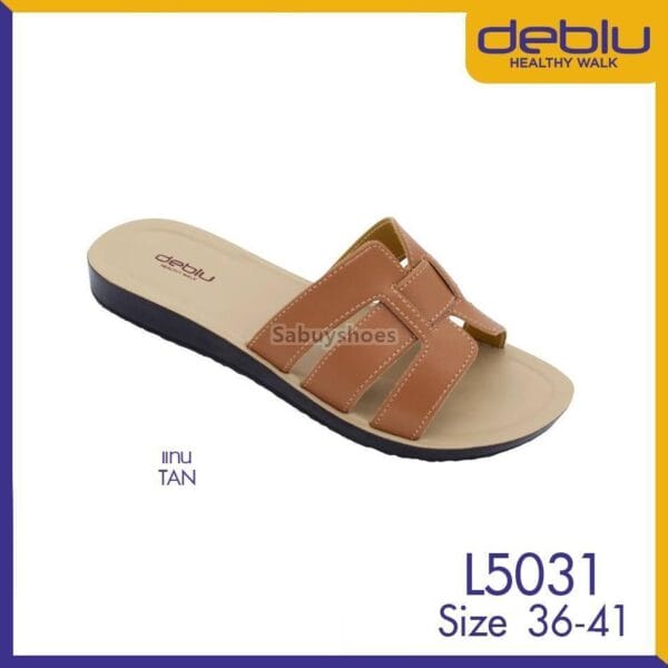 รองเท้าแตะเดอบลู Deblu แบบสวม รุ่น L5031 พื้นนุ่ม เบา ใส่สบาย - Image 7