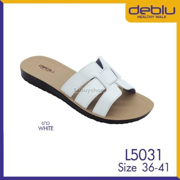 รองเท้าแตะเดอบลู Deblu แบบสวม รุ่น L5031 พื้นนุ่ม เบา ใส่สบาย - Image 3