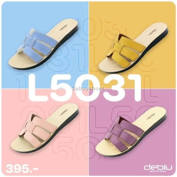 รองเท้าแตะเดอบลู Deblu แบบสวม รุ่น L5031 พื้นนุ่ม เบา ใส่สบาย - Image 2