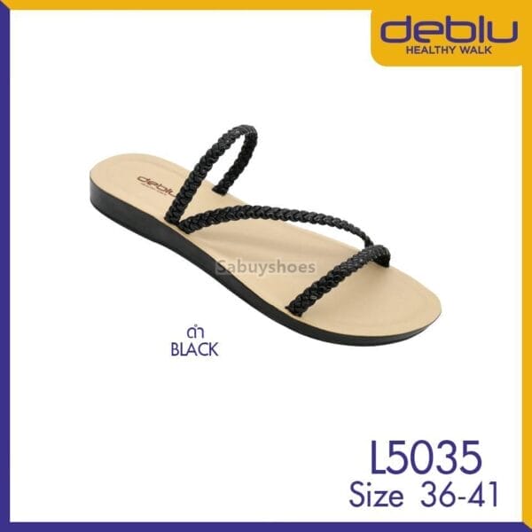 รองเท้าแตะเดอบลู Deblu แบบสวม รุ่น L5035 พื้นนุ่ม เบา ใส่สบาย - Image 2