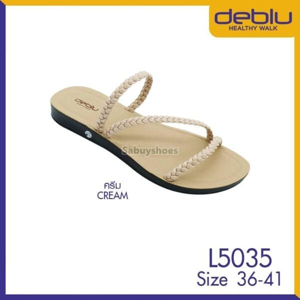 รองเท้าแตะเดอบลู Deblu แบบสวม รุ่น L5035 พื้นนุ่ม เบา ใส่สบาย - Image 7