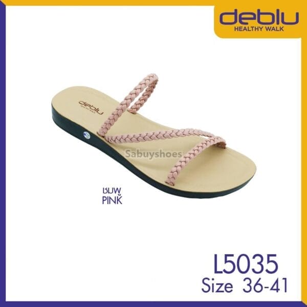 รองเท้าแตะเดอบลู Deblu แบบสวม รุ่น L5035 พื้นนุ่ม เบา ใส่สบาย - Image 5