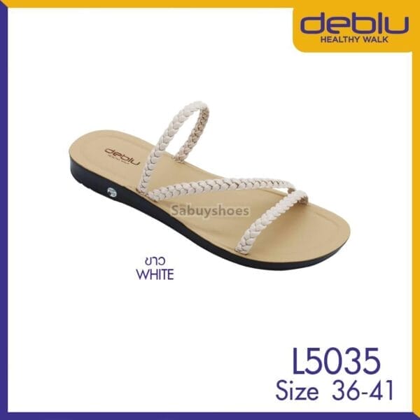 รองเท้าแตะเดอบลู Deblu แบบสวม รุ่น L5035 พื้นนุ่ม เบา ใส่สบาย - Image 4